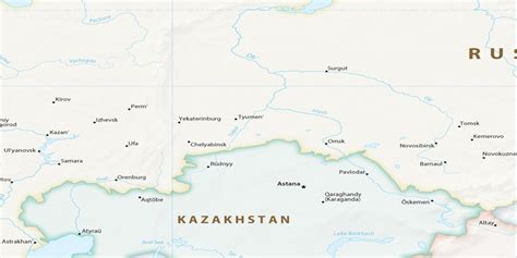 Ekaterimburgo en el mapa