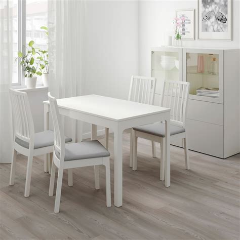 EKEDALEN / EKEDALEN Mesa y dos sillas, blanco, Orrsta gris ...