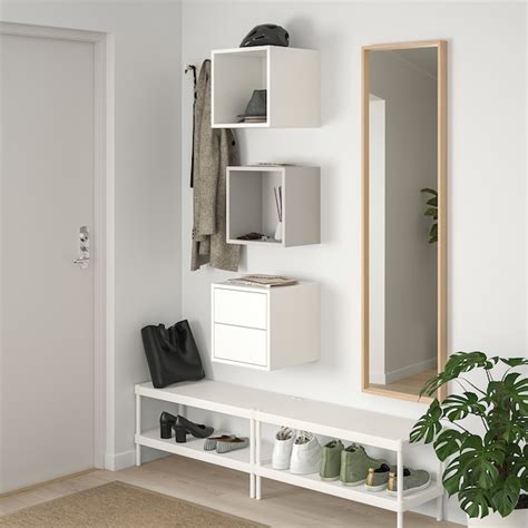 EKET Estanterías modulares   gris claro, blanco   IKEA