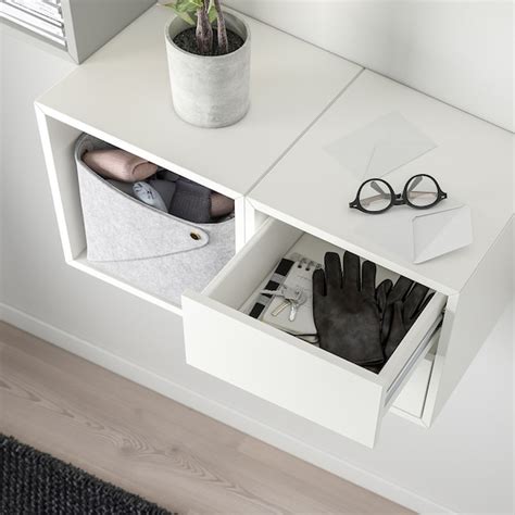 EKET Estanterías modulares   gris claro, blanco   IKEA