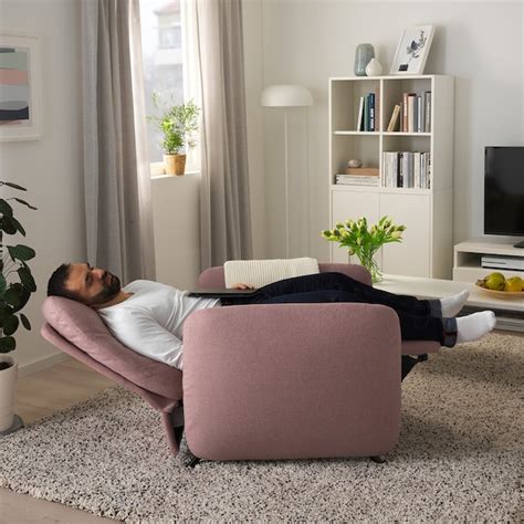 EKOLSUND Sillón relax reclinable, Gunnared marrón rosa claro   IKEA
