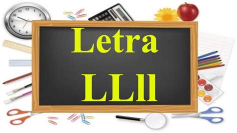 El Abecedario en español para niños   Aprende la letra LL ...