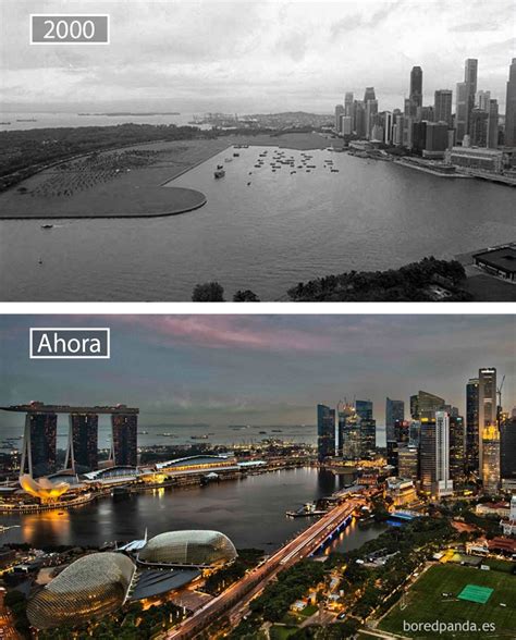 El antes y después de las ciudades   La Ruta Oculta