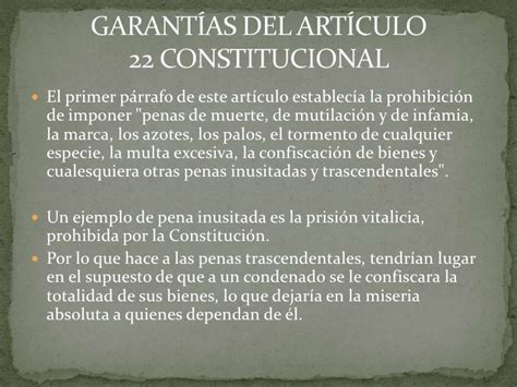 EL ARTICULO 22 DE LA CONSTITUCION POLITICA EXPLICACION Q ...