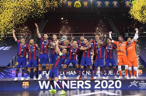 El Barça de fútbol sala conquista la tercera Champions