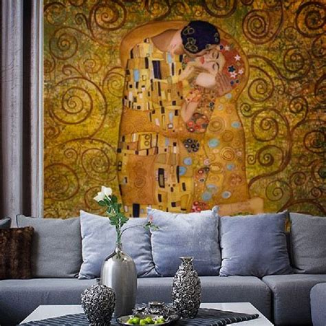 el Beso, de Klimt   FOTOMURALES | Murales pared, Klimt ...