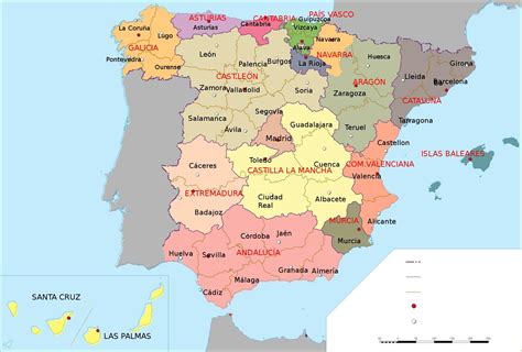 el blog de fanchi: mapa de España