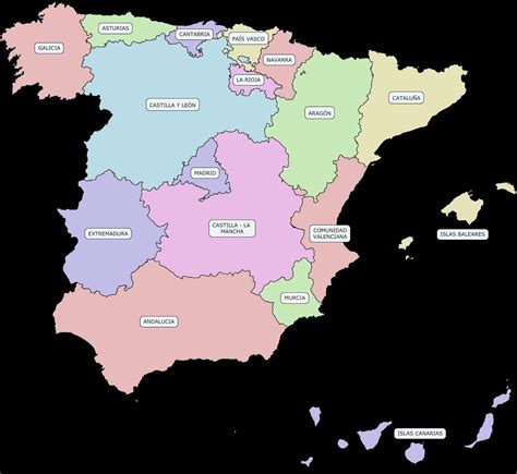 EL BLOG DE LOS SEXTOS: COMUNIDADES AUTÓNOMAS DE ESPAÑA