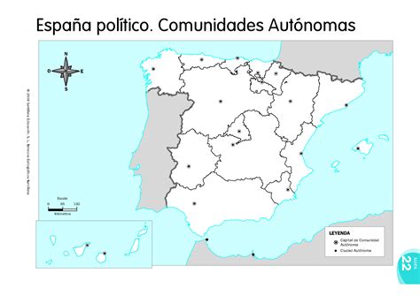EL BLOG DE QUINTO C: MAPA DE ESPAÑA  COMUNIDADES Y PROVINCIAS