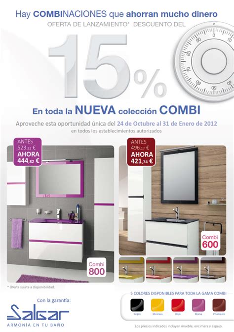 El Blog del Baño: Ofertas Muebles Combi, últimos días