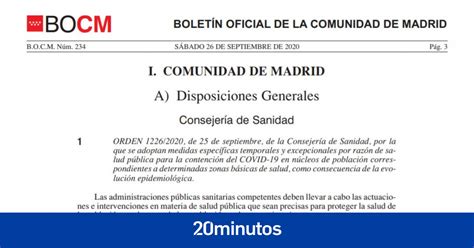 El Boletín Oficial de la Comunidad de Madrid publica la ...