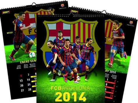 El calendario oficial del Barça 2014