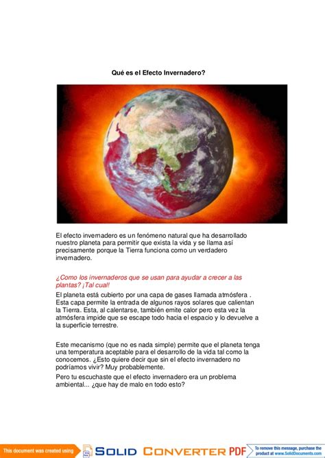 El cambio climático word pdf