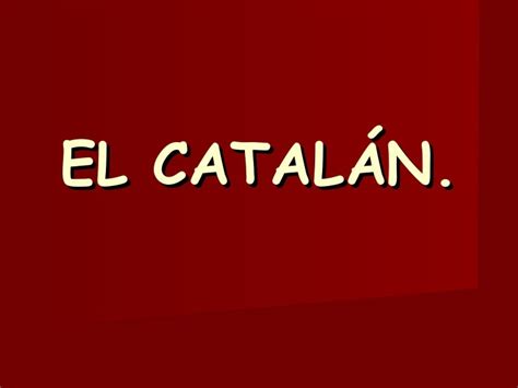 El catalán