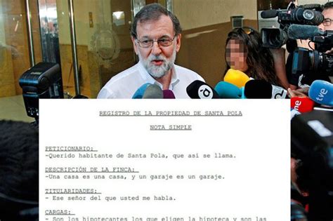 El chiste sobre Rajoy que los registradores de la Propiedad se están ...