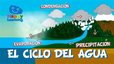 El Ciclo del Agua | Videos Educativos para Niños | Ciclo ...