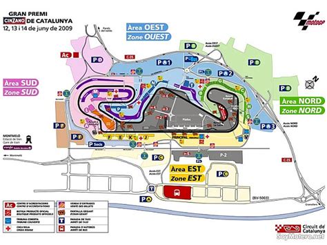El Circuito de Cataluña al detalle | Motos | MotoGP | Gran Premio de ...