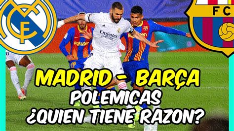 El CLÁSICO entre MADRID y BARÇA en DIRECTO! 3 horas de directo en el ...