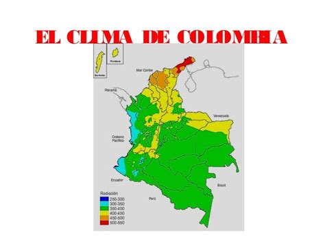 El clima de colombia