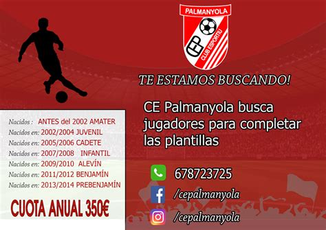 El Club Esportiu Palmanyola lanza la campaña de captación de jugadores ...