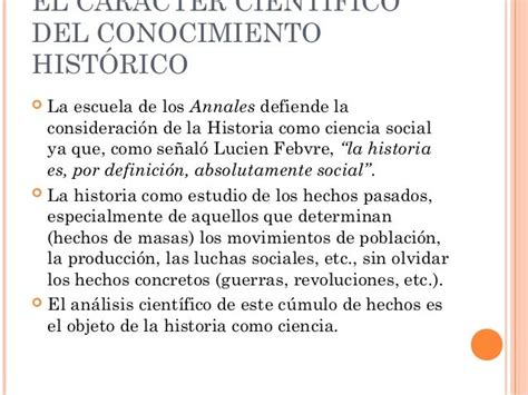 El concepto de historia