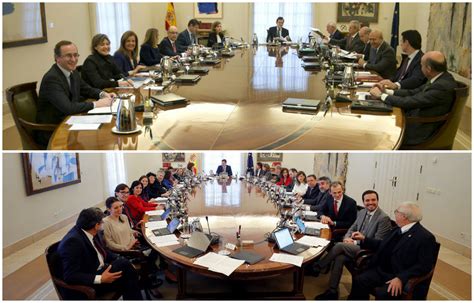 El Consejo de Ministros, cuatro años después: casi el doble de ...