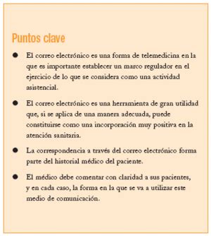 El correo electrónico en la relación médico paciente: uso ...