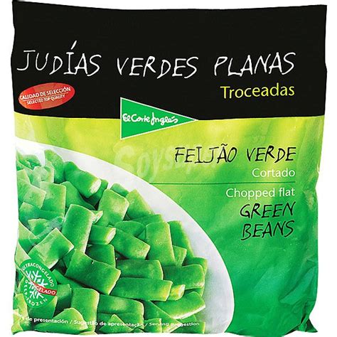 El Corte Inglés Judías verdes planas troceadas Bolsa 1 kg