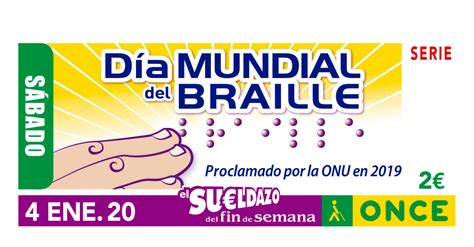El Día Mundial del Braille, en el cupón de la ONCE para ...