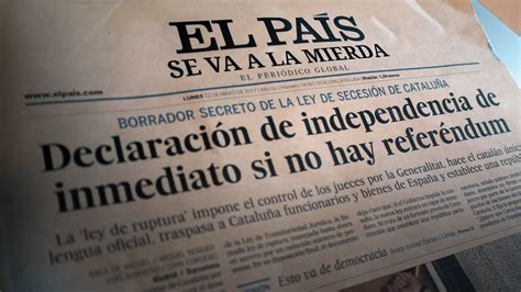 El diario El País añade a su nombre la frase “se va a la ...