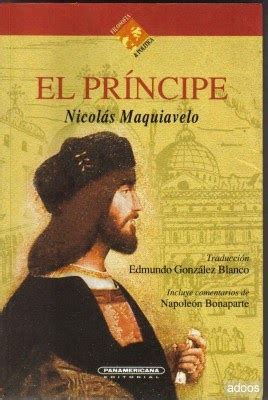 El ESPEJO DE LA LUNA: El Príncipe. Nicolás Maquiavelo.