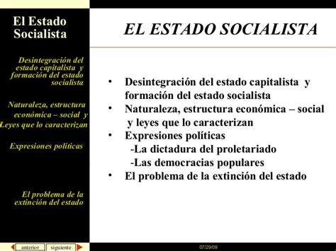 el estado socialista