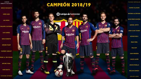 El FC Barcelona se proclama campeón de LaLiga Santander ...