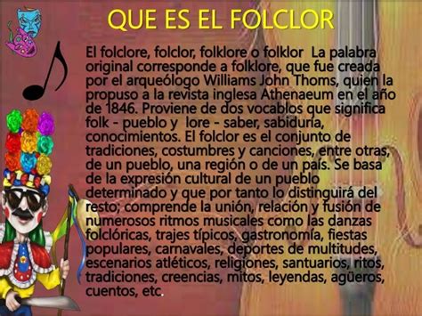 El folclor  presentado por: KATHERINE SALAZAR VEGA