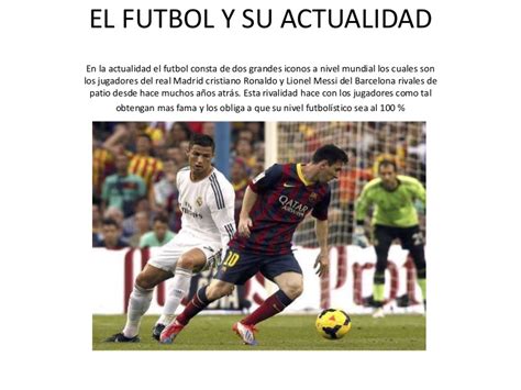 El futbol y su actualidad