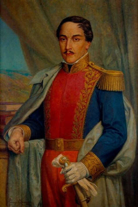 El General Francisco De Paula Santander. Obra del Pintor ...