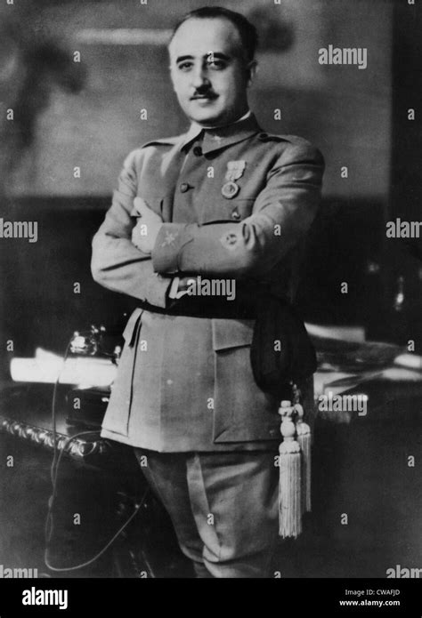 El general Francisco Franco, el dictador fascista de España. 1949 ...
