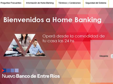 El Home Banking del Nuevo BERSA puede utilizarse en su casa y en los ...