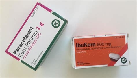 El ibuprofeno de 600 mg y el paracetamol de 1 gr sólo se ...