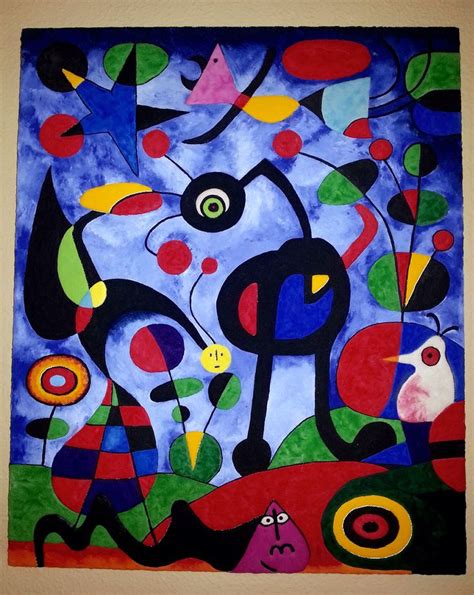 El Jardín de Miró realizado con arenas y pigmentos ...