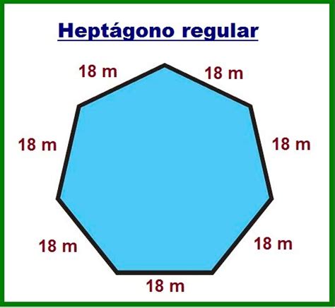 el lado de un heptágono regular mide 18 metros ¿ cuanto ...
