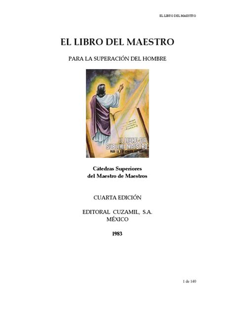 El Libro Del Maestro | Alma | Amor | Prueba gratuita de 30 ...