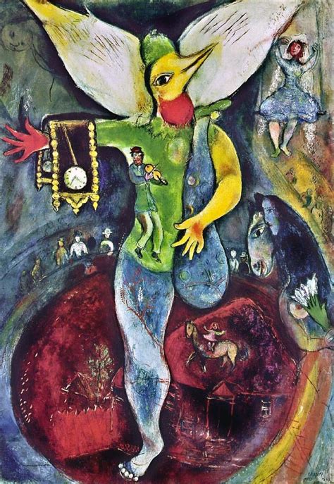 El Malabarista | Marc Chagall fue un pintor francés de ...
