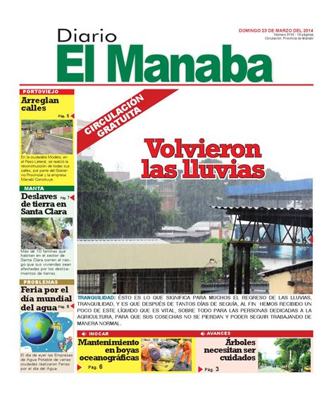El manaba domingo 23 de marzo 2014 by elmanaba   Issuu
