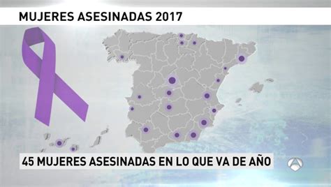 El mapa de la violencia de género en España durante 2017