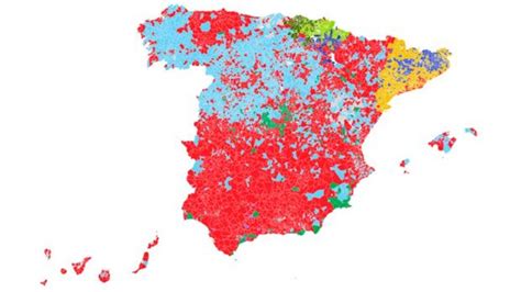 El mapa de los resultados de las elecciones generales, municipio a ...