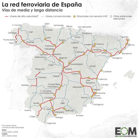El mapa de los trenes en España   Mapas de El Orden Mundial   EOM