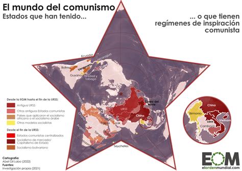 El mapa del comunismo en el mundo   Mapas de El Orden Mundial   EOM