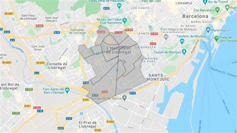 El mapa dels barris de l Hospitalet afectats: On és el límit?