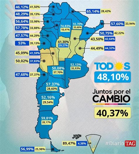 El mapa electoral provincia por provincia: cómo quedaron los ...